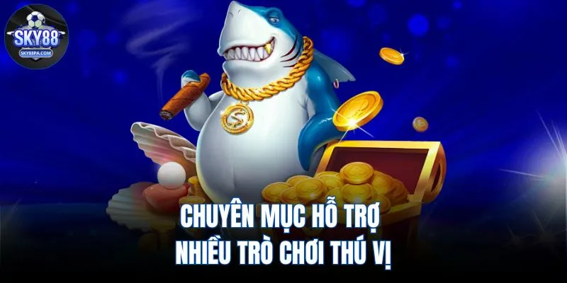 Chuyên mục hỗ trợ nhiều trò chơi thú vị